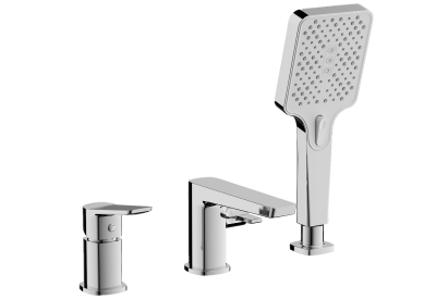 Смеситель для ванны BELZ на борт хром (B66715) фото в интернет-магазине Русалия