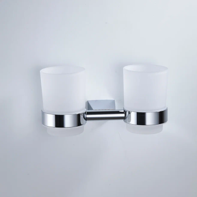 Стакан для ванной комнаты двойной Shevanik SG5722, хром фото в интернет-магазине Русалия