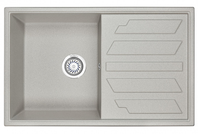 Кухонная мойка GRANULA (8002, БАЗАЛЬТ) фото в интернет-магазине Русалия