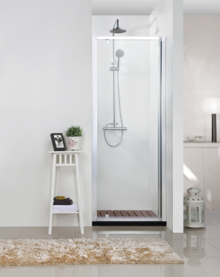 Распашная дверь для душа Drop 80 BD080.4110A Bravat фото в интернет-магазине Русалия