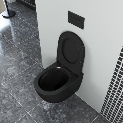 Унитаз подвесной безободковый DK Matrix (DT1396025) фото в интернет-магазине Русалия