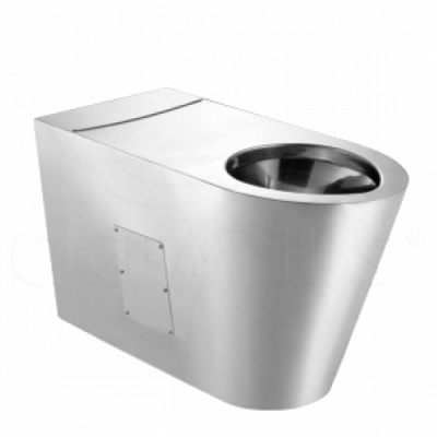 Унитаз приставной из стали 1-011.1 Oceanus фото в интернет-магазине Русалия