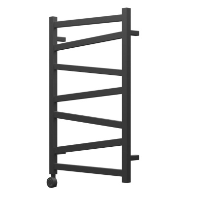 Полотенцесушитель электрический Point Феникс PN15158BE П7 500x800 левый/правый, черный фото в интернет-магазине Русалия