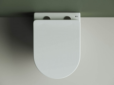 Унитаз подвесной безободковый HIGHLIGHT CN1804 с сиденьем микролифт Ceramica Nova фото в интернет-магазине Русалия