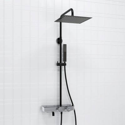 A114.162.218.CB Thermo Душевой комплект с термостатическим смесителем Wasserkraft фото в интернет-магазине Русалия