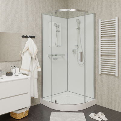 Кабина KORRA90T душевая Ceruttispa (90x90x205) фото в интернет-магазине Русалия