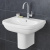 Раковина Euro Ceramic 65 см 39323000 Grohe фото в интернет-магазине Русалия