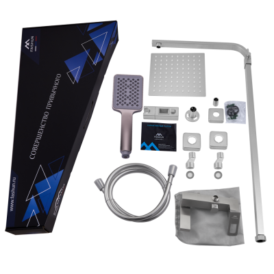 Душевая система FASHUN с тропическим и ручным душем (A52417C) фото в интернет-магазине Русалия