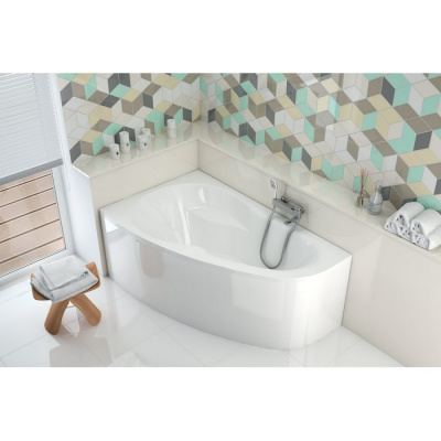 Акриловая ванна EXCELLENT Newa 160x95 (лев.)  WAEX.NEL16WH фото в интернет-магазине Русалия