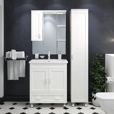 Тумба Дива 75 с раковиной Kirovit Оскар 75 Misty фото в интернет-магазине Русалия