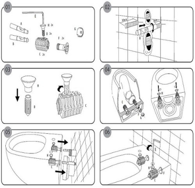 Унитаз подвесной CeramaLux CL2100 бело-глянцевый фото в интернет-магазине Русалия