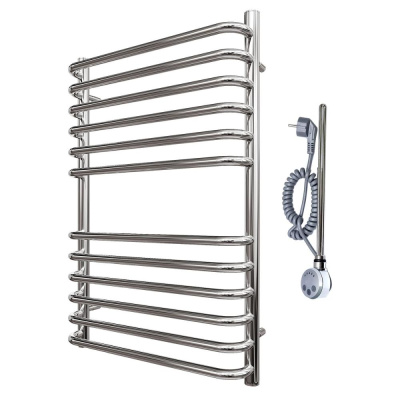 Полотенцесушитель электрический Point Нептун премиум PN09158SE П12 500x800 левый/правый, хром фото в интернет-магазине Русалия