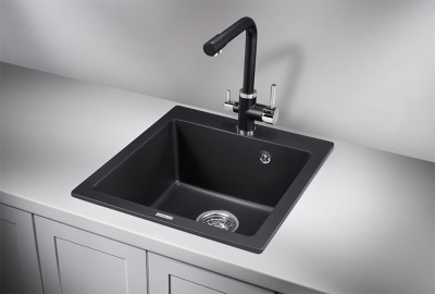 Кухонная мойка GRANULA (4651, ШВАРЦ) фото в интернет-магазине Русалия