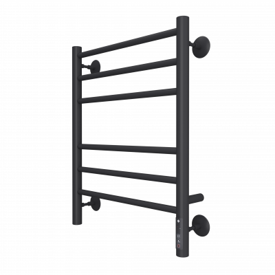 Электрический полотенцесушитель Аврора П6 450х600  КС черный муар 4670078531148 Terminus фото в интернет-магазине Русалия