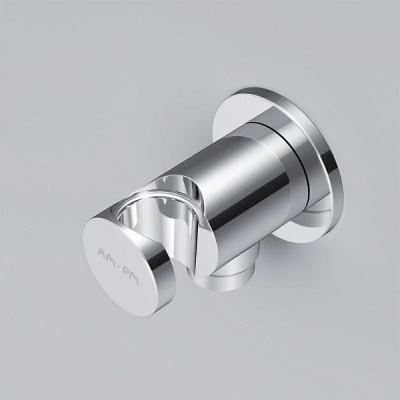 F0602100 Шланговое подсоединение с держателем, хром, шт. фото в интернет-магазине Русалия