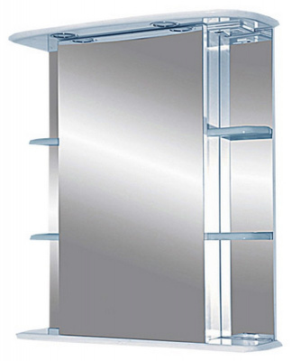 Зеркальный шкаф Магнолия 65 правый Э-Маг04065-01СвП Misty фото в интернет-магазине Русалия