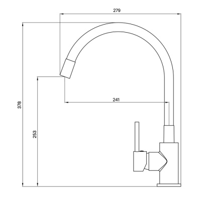 Смеситель для кухни Milardo Meal (M01SB0FM05) фото в интернет-магазине Русалия