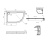 W83T-302L120W Like 120  Поддон для душ. ограждения, левосторонний, 120x80, белый акрил Am.Pm фото в интернет-магазине Русалия