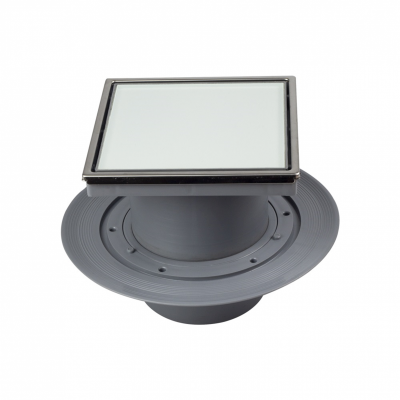 Точечный трап Pestan Confluo Standard 15х15 White Glass (13000098) фото в интернет-магазине Русалия