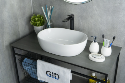 Раковина накладная Gid N9026b фото в интернет-магазине Русалия