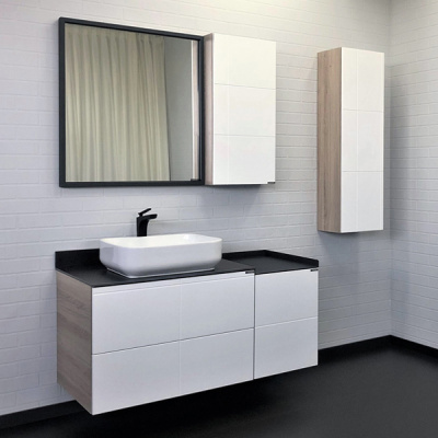 COMFORTY. Тумба подвесная "Таллин-40" дуб натуральный фото в интернет-магазине Русалия