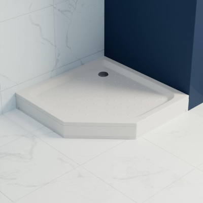 Душевой поддон трапеция RGW LUX/TN-TR  1000x1000 фото в интернет-магазине Русалия