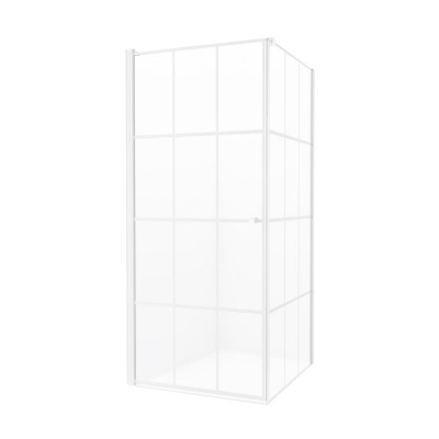 Душевое ограждение NEW TRENDY SUPERIA WHITE L 90x90x195 K-0794 (белый) фото в интернет-магазине Русалия