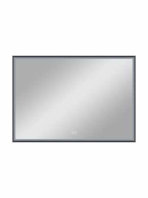 Зеркало с подсветкой Garcia Грэймуар 1000х700 две кнопки, внутренняя подсветка и открытая подсветка ЗЛП3815 Continent фото в интернет-магазине Русалия