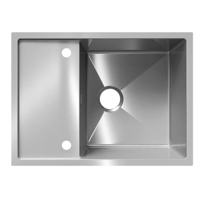 Кухонная мойка Ulgran Steel 680x500, брашированная сталь фото в интернет-магазине Русалия