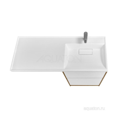 Тумба под раковину AQUATON Лондри 60 Дуб Рустикальный без фасада 1A266901LHDR0 фото в интернет-магазине Русалия