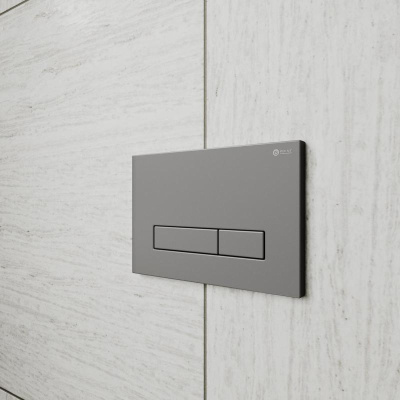 Клавиша смыва Меркурий PN44831GM графит Point фото в интернет-магазине Русалия