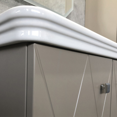 COMFORTY. Тумба-умывальник "Кремона-80" латте с раковиной 50180 фото в интернет-магазине Русалия