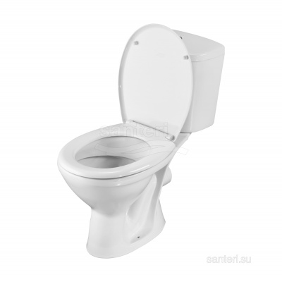 Унитаз - компакт с сиденьем Pro белый 1.P215.5.S00.00B.F Santeri фото в интернет-магазине Русалия