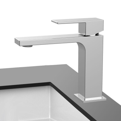 Смеситель для раковины Cube VBF-1C01CH однорычажный, хром Vincea фото в интернет-магазине Русалия