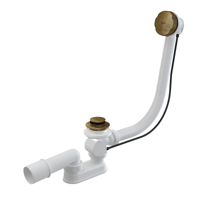 Слив-перелив полу-автоматический для ванны A55ANTIC Alcaplast фото в интернет-магазине Русалия