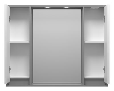 Зеркальный шкаф Balaton 100 (комбинированный) BAL-04100-01-01 Brevita фото в интернет-магазине Русалия