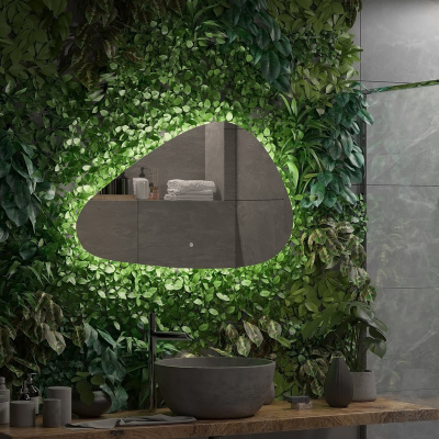 Зеркало с подсветкой Voyage 1000х700 открытая подсветка ЗЛП616 Continent фото в интернет-магазине Русалия