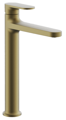Смеситель для раковины BELZ высокий золотой (B11713-5) фото в интернет-магазине Русалия