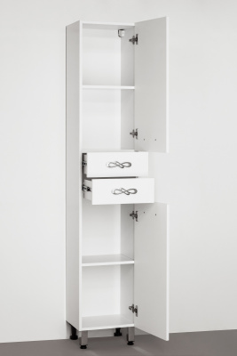 Пенал напольный Венеция 360 белый Style Line фото в интернет-магазине Русалия