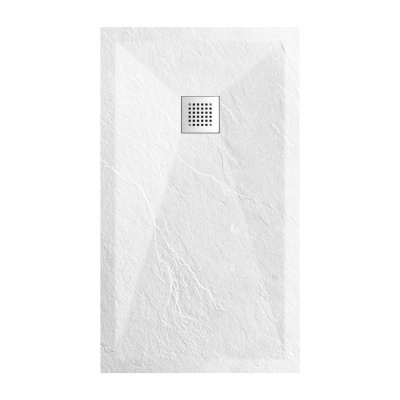 Поддон каменный прямоугольник белый (80*120*2,5) Strong GR-S180120Q Grossman фото в интернет-магазине Русалия