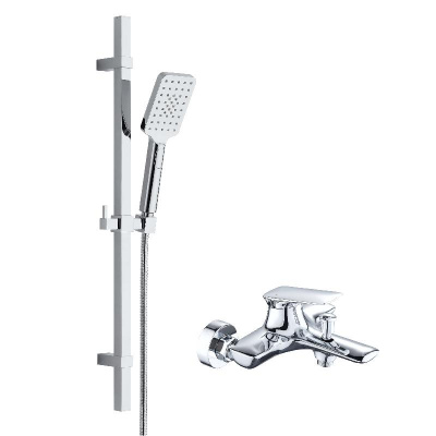 BOND Cube B03-5200 Душевой комплект 2х1 хромированный фото в интернет-магазине Русалия