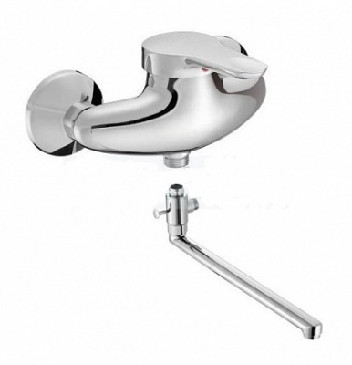 Смеситель для ванны универсальный KANDEL E666/E16318-4-M Jacob Delafon фото в интернет-магазине Русалия