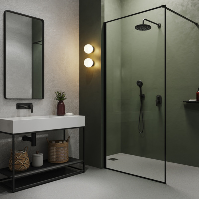 Встраиваемый смеситель с двумя выходами IDDIS Ray черный матовый (RAYBL00i67) фото в интернет-магазине Русалия