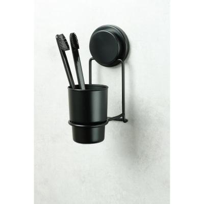 Стакан для ванной комнаты FIXSEN MAGIC BLACK FX-45006, черный фото в интернет-магазине Русалия