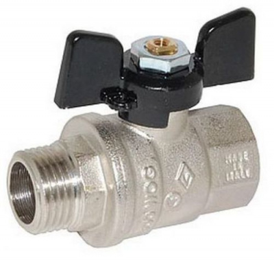 Кран шаровый усиленного типа 3/4" НР-ВР 307 Bugatti фото в интернет-магазине Русалия