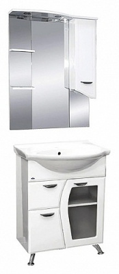 Зеркальный шкаф Дрея 85 правый Э-Дре02085-01СвП Misty фото в интернет-магазине Русалия