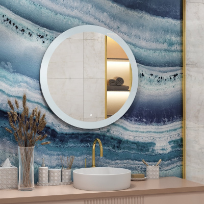 Зеркало с подсветкой Rinaldi d645 ЗЛП493 Continent фото в интернет-магазине Русалия