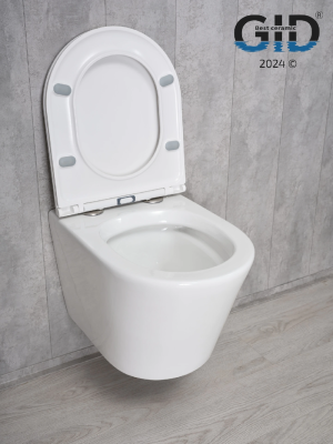 Унитаз подвесной Gid Tr2130 62235Y белый 50x36x35 фото в интернет-магазине Русалия