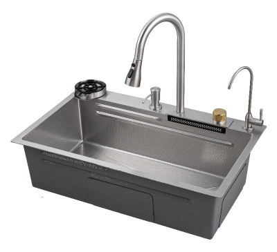 Мойка кухонная с водопадом Savol (S-SC003L) фото в интернет-магазине Русалия