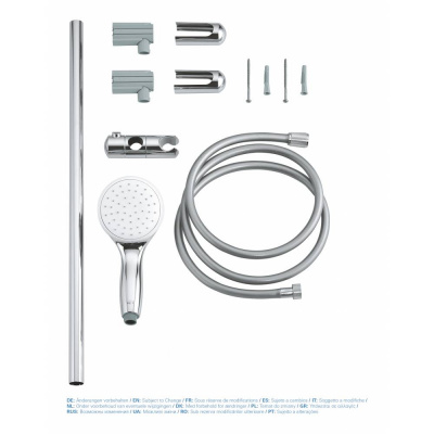 Душевой гарнитур 27853001 Tempesta New Grohe фото в интернет-магазине Русалия